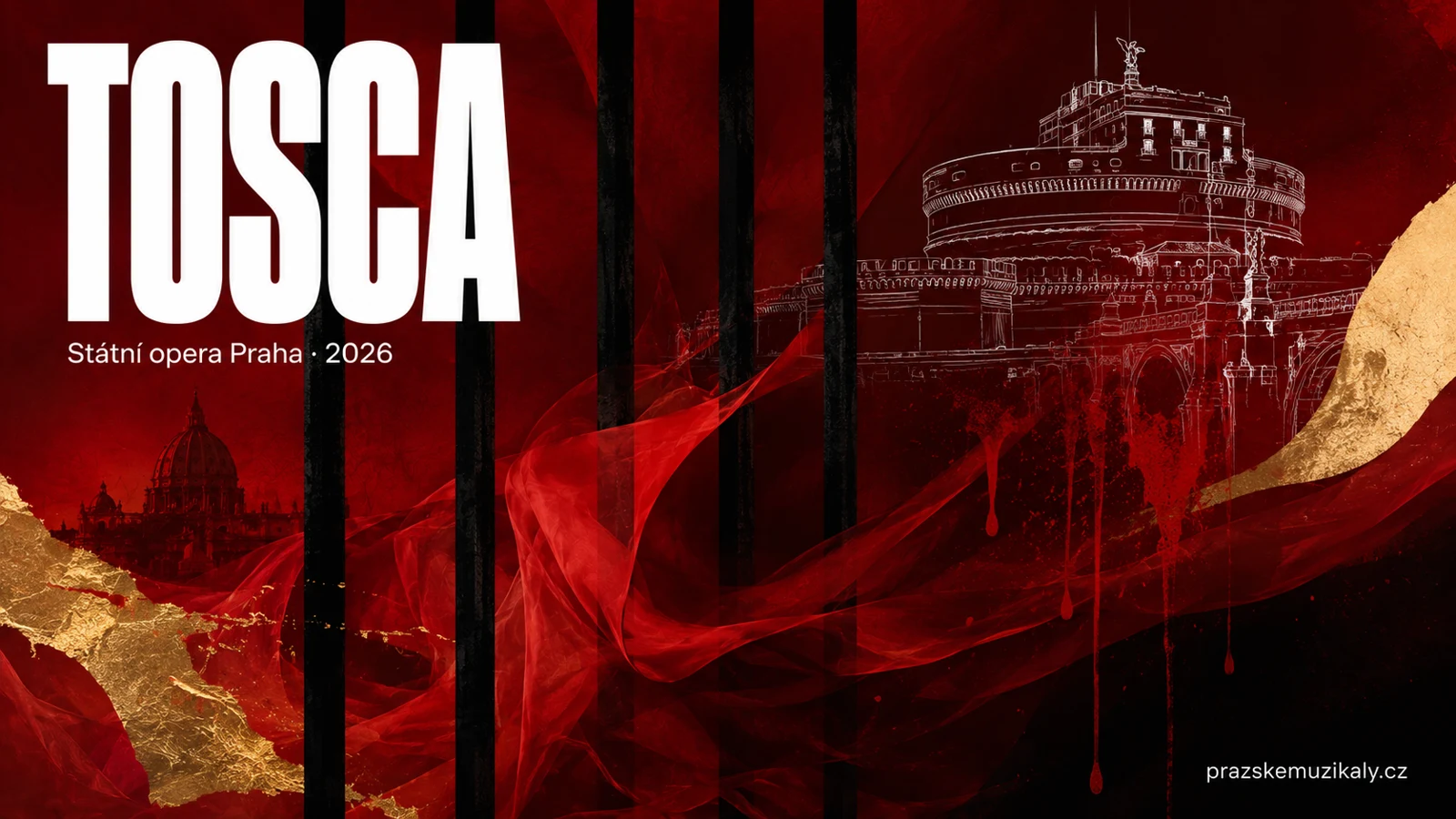 Tosca v Státní opeře Praha — politická opera Giacoma Pucciniho, sezóna 2026