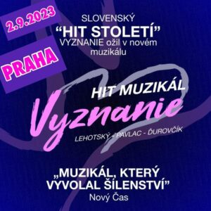 Muzikál Vyznanie v Praze